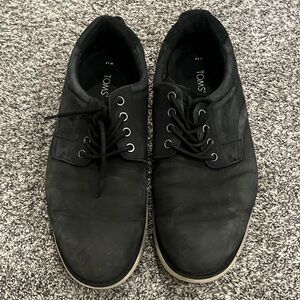 TOMS Men's Black Oxford Shoes
